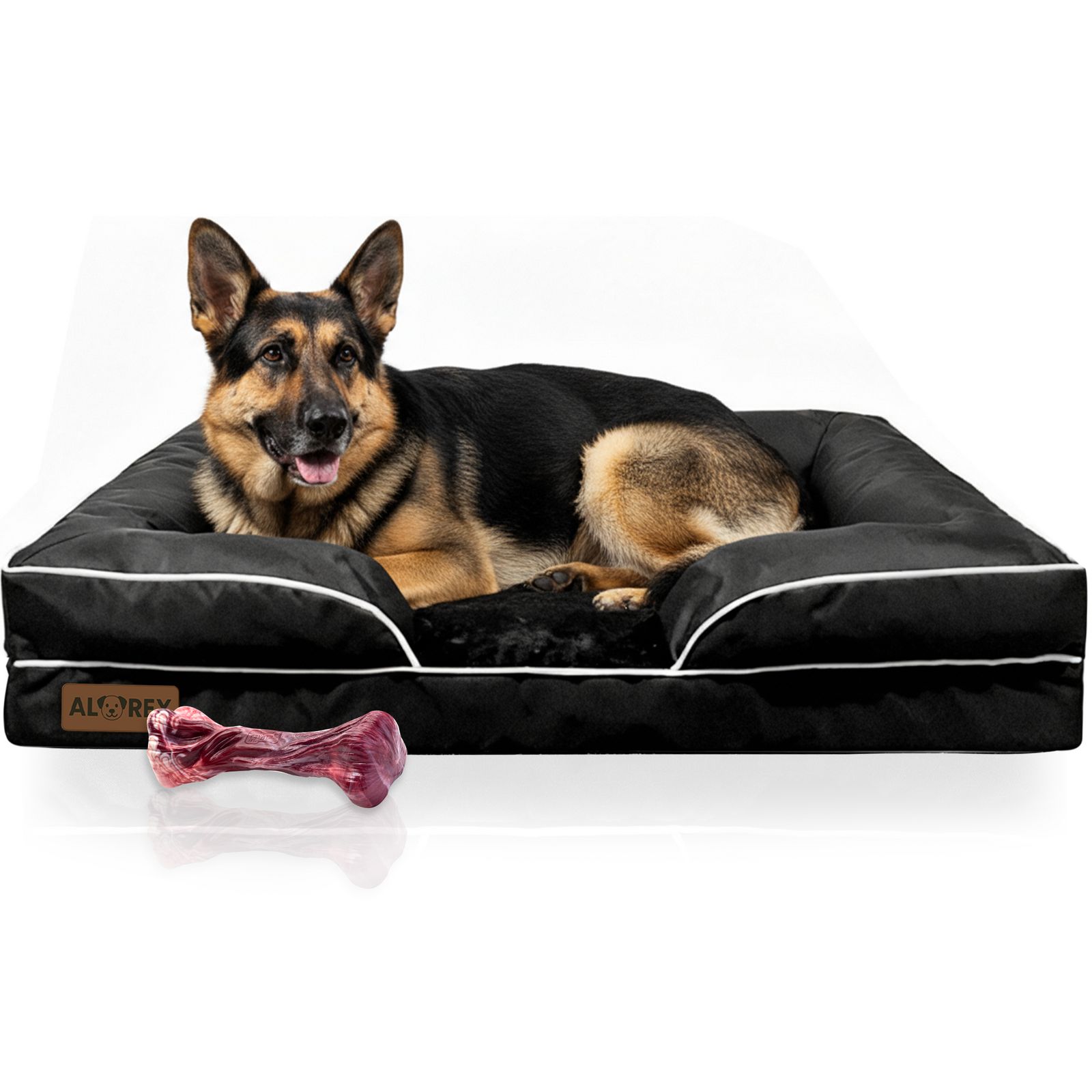 Rectangle Bolster Orthopedic Dog Bed